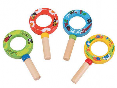 Blue Mini Magnifier - Bigjigs Toys (£2.50)